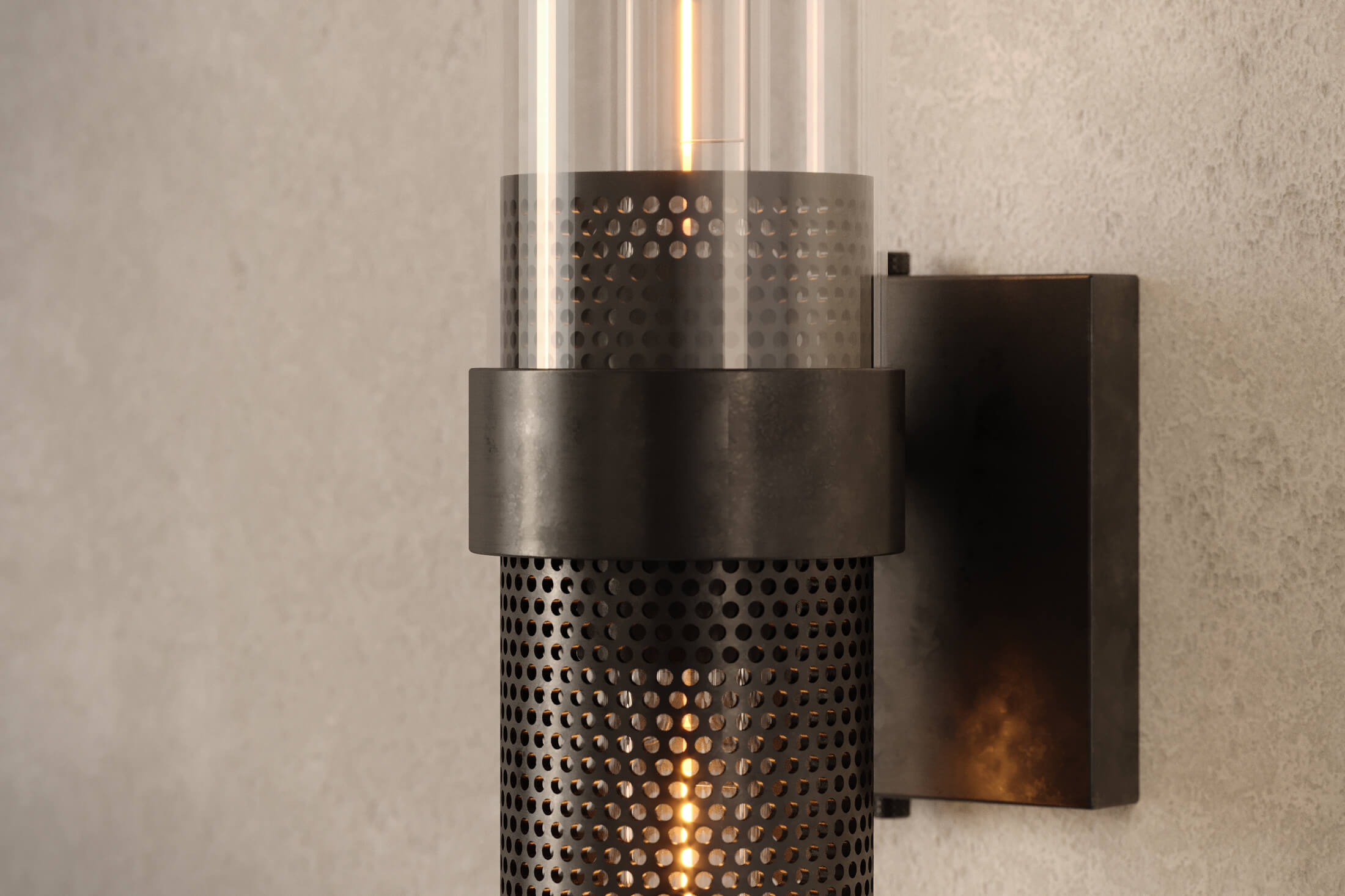 Carbide Sconce